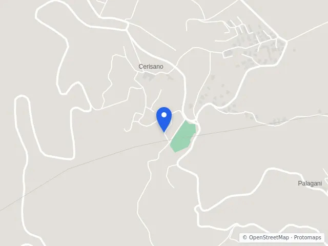 Mappa di Cerisano, Cosenza