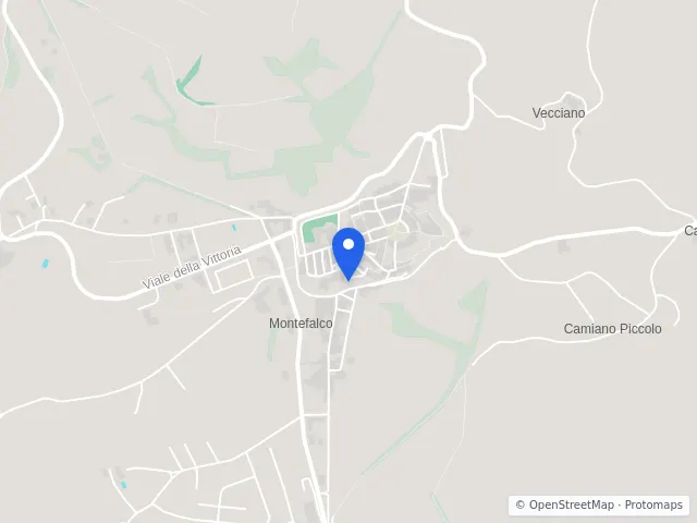 Mappa di Montefalco, Perugia