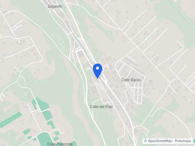 Mappa di Zagarolo, Roma