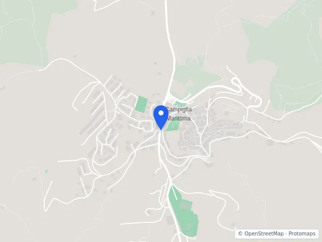 Mappa di Campiglia Marittima, Livorno