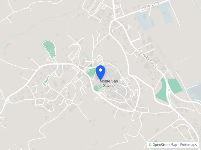 Mappa di Monte San Savino, Arezzo