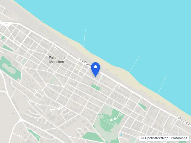 Mappa di Falconara Marittima, Ancona