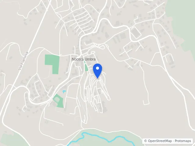 Mappa di Nocera Umbra, Perugia