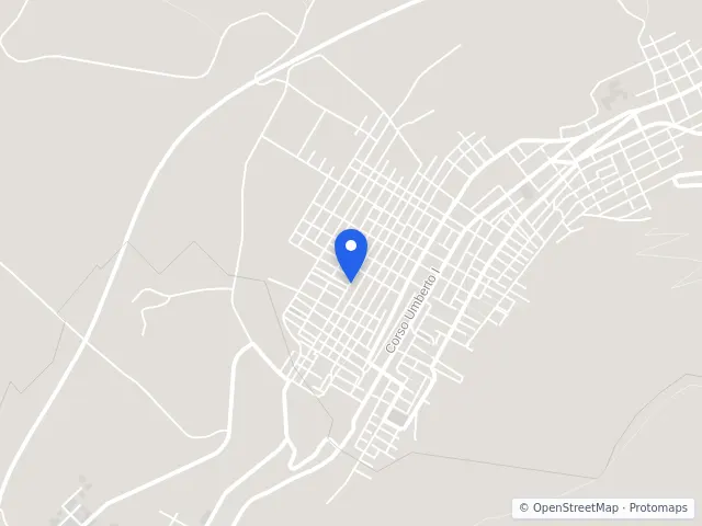 Mappa di San Giuseppe Jato, Palermo