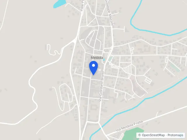 Mappa di Meldola, Forlì-Cesena