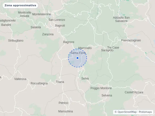 Mappa di Santa Fiora, Grosseto