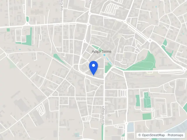 Mappa di Acqui Terme, Alessandria