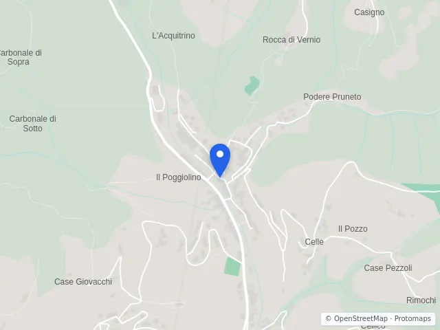 Mappa di Vernio, Prato