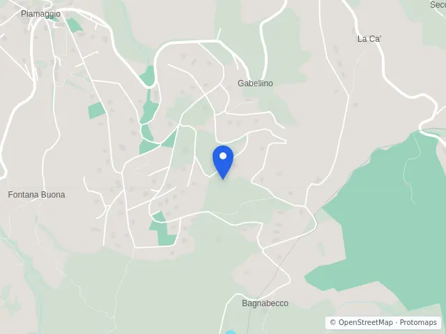 Mappa di Monghidoro, Bologna