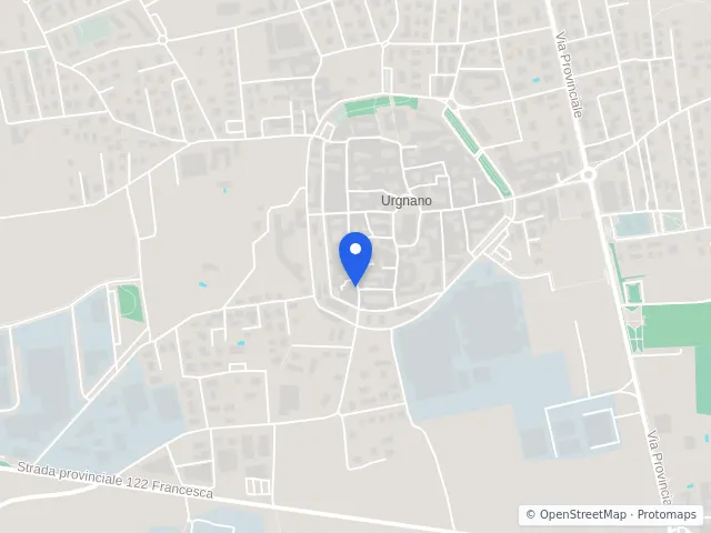 Mappa di Urgnano, Bergamo