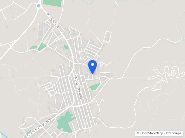 Mappa di Gonnesa, Sud Sardegna