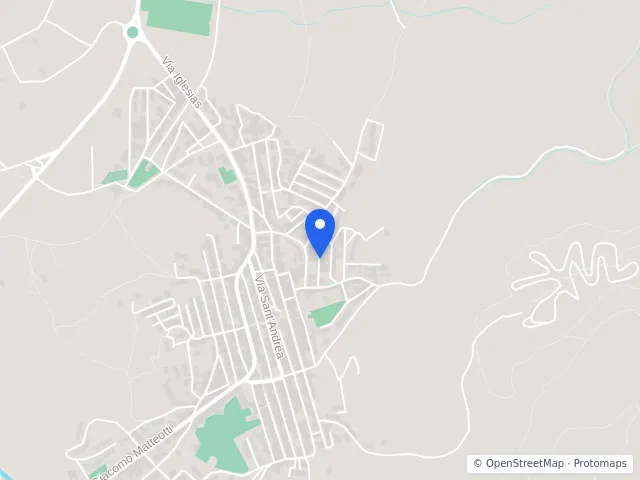 Mappa di Gonnesa, Sud Sardegna
