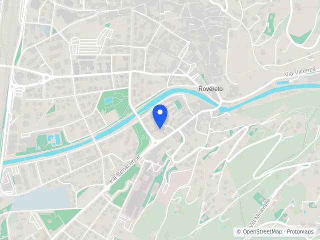 Mappa di Rovereto, Trento