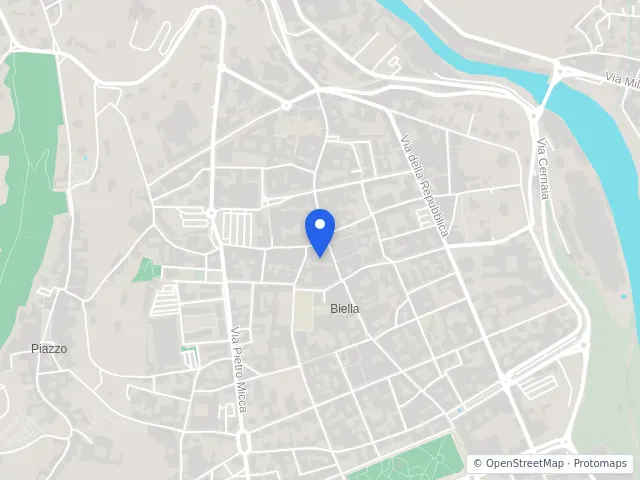 Mappa di Biella