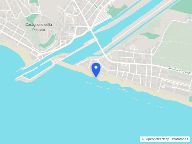 Mappa di Castiglione della Pescaia, Grosseto