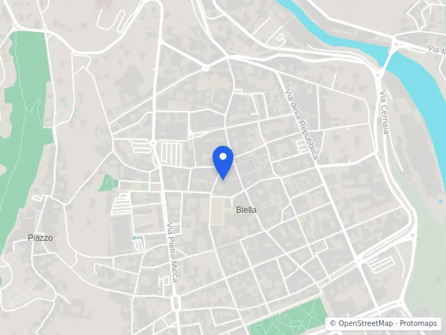 Mappa di Biella