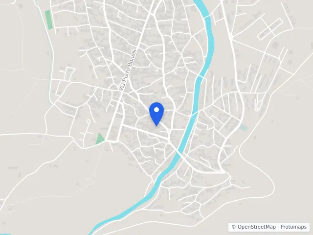 Mappa di Gonnosfanadiga, Sud Sardegna