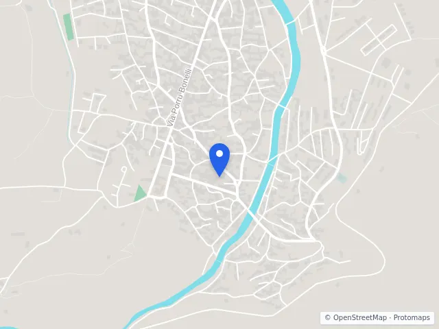 Mappa di Gonnosfanadiga, Sud Sardegna