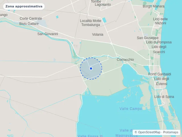 Mappa di Comacchio, Ferrara
