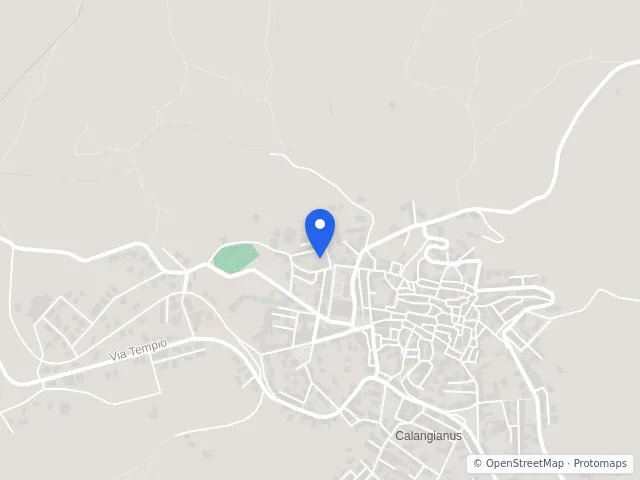 Mappa di Calangianus, Sassari