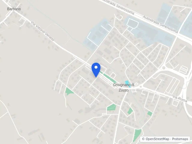 Mappa di Grisignano di Zocco, Vicenza