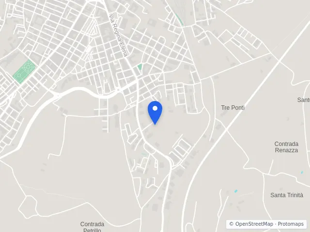 Mappa di Canicattì, Agrigento