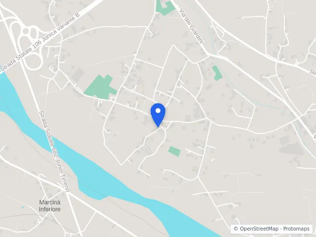 Mappa di Gioiosa Ionica, Reggio di Calabria