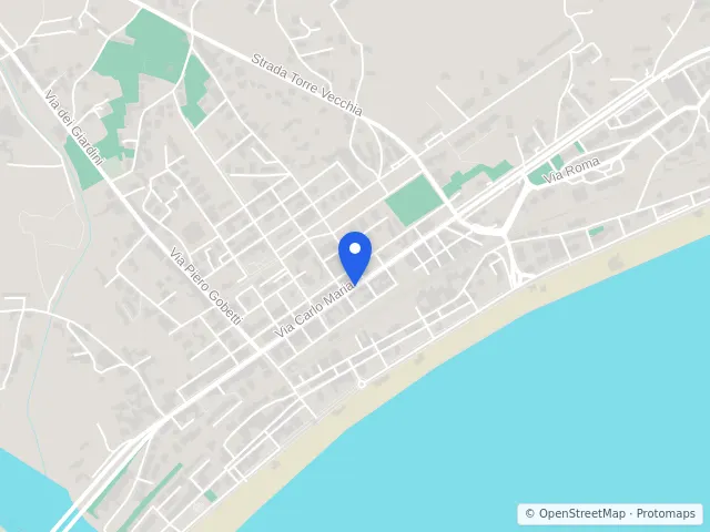 Mappa di Marina di Gioiosa Ionica, Reggio di Calabria