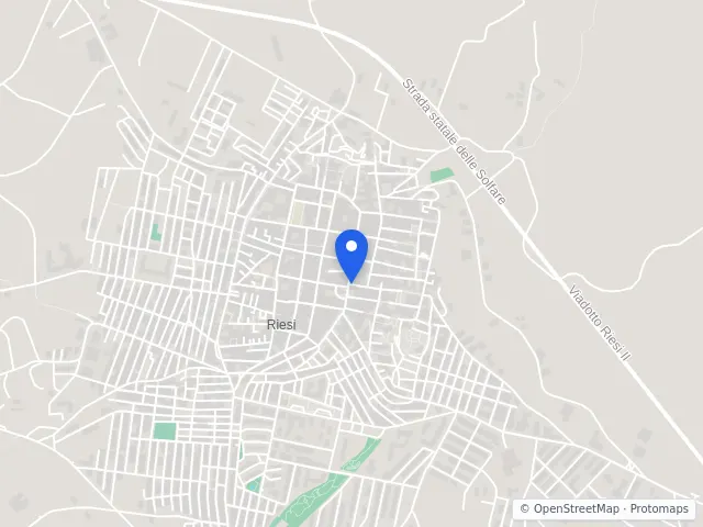 Mappa di Riesi, Caltanissetta