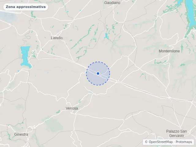 Mappa di Venosa, Potenza