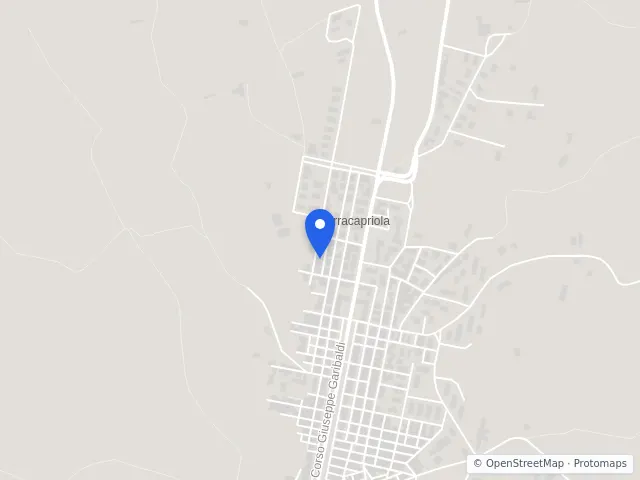 Mappa di Serracapriola, Foggia