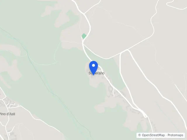 Mappa di Passerano Marmorito, Asti