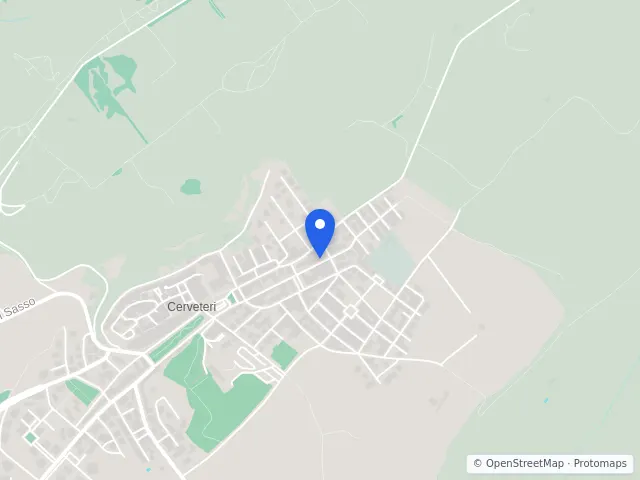 Mappa di Cerveteri, Roma