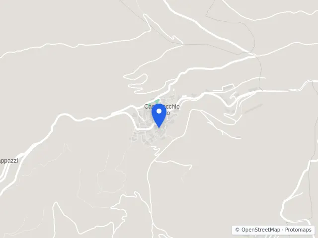 Mappa di Casalvecchio Siculo, Messina