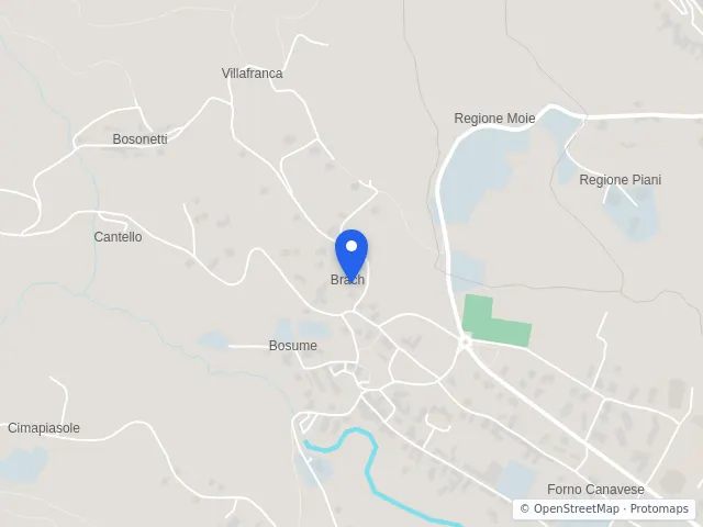 Mappa di Forno Canavese, Torino