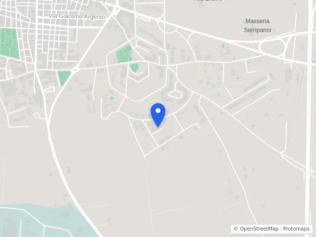 Mappa di Gioia del Colle, Bari