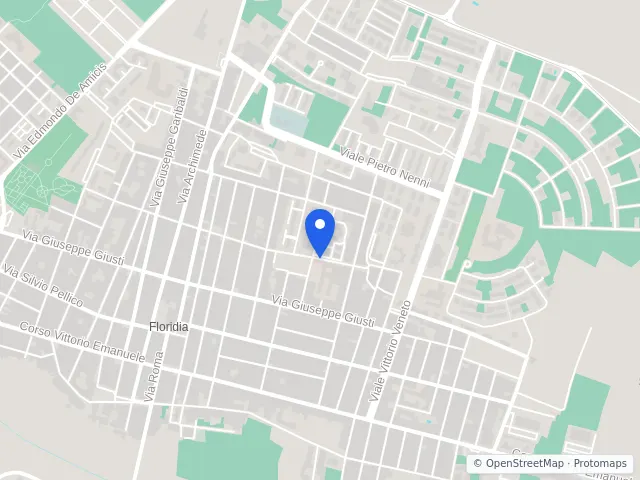 Mappa di Floridia, Siracusa