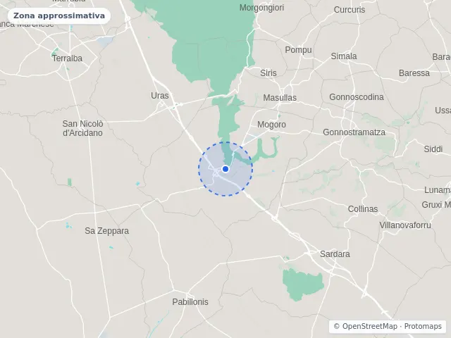 Mappa di Mogoro, Oristano