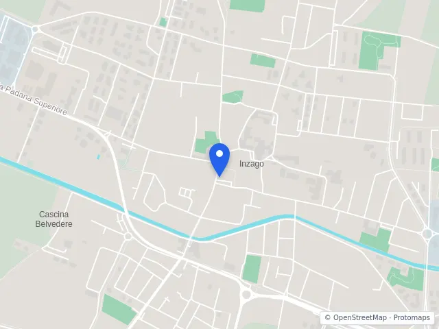 Mappa di Inzago, Milano