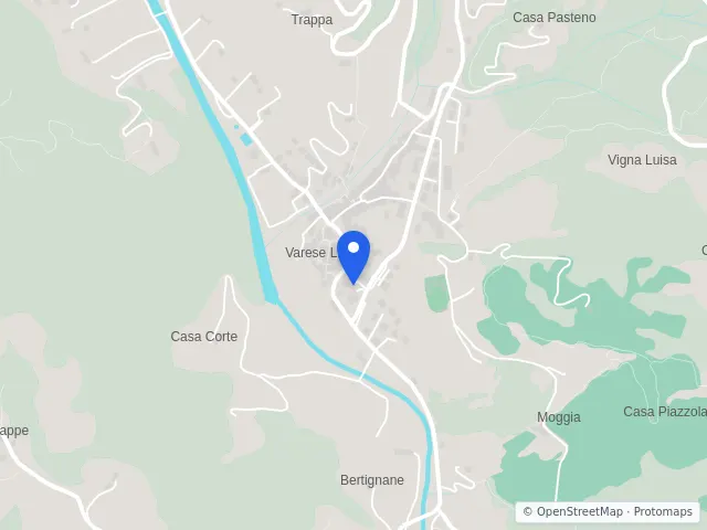 Mappa di Varese Ligure, La Spezia