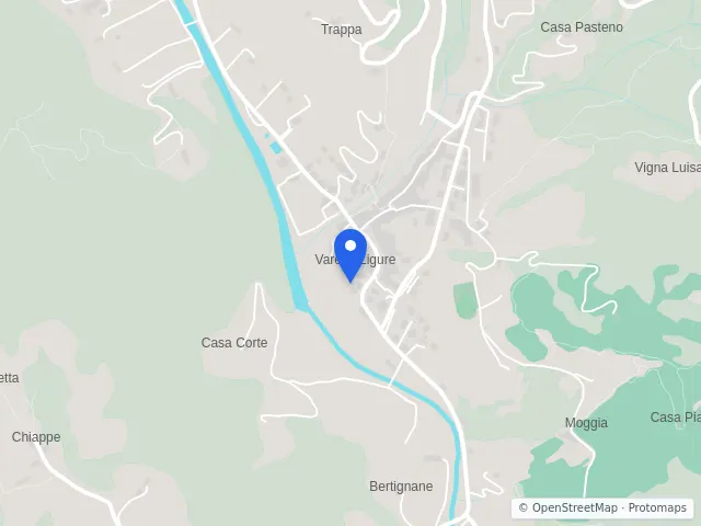 Mappa di Varese Ligure, La Spezia