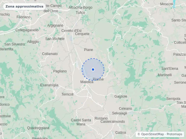 Mappa di Matelica, Macerata