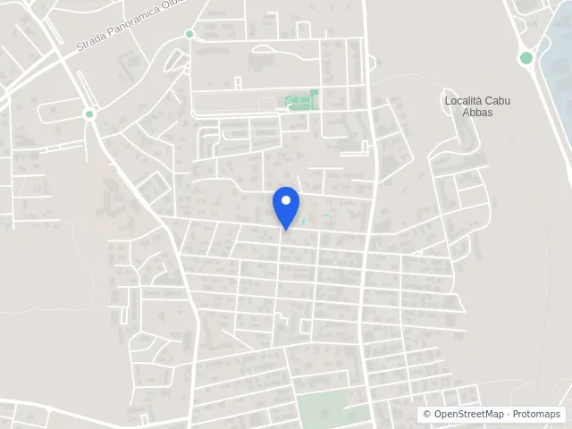 Mappa di Olbia, Sassari