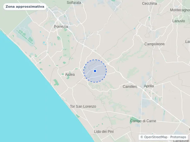 Mappa di Ardea, Roma