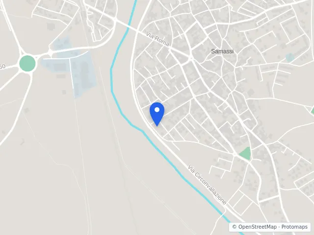 Mappa di Samassi, Sud Sardegna