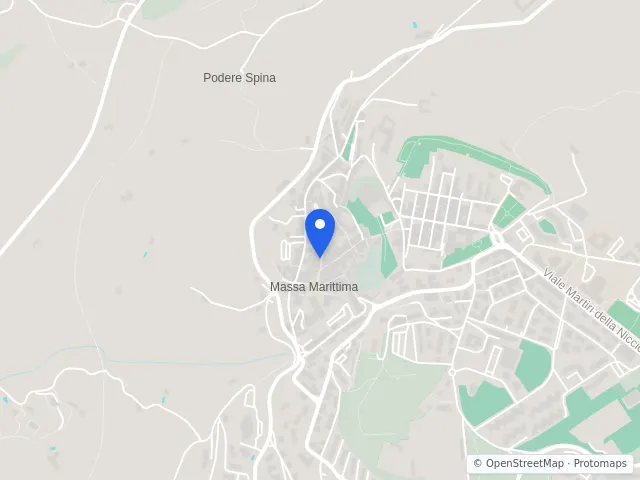 Mappa di Massa Marittima, Grosseto