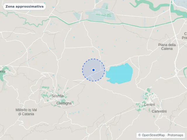 Mappa di Lentini, Siracusa
