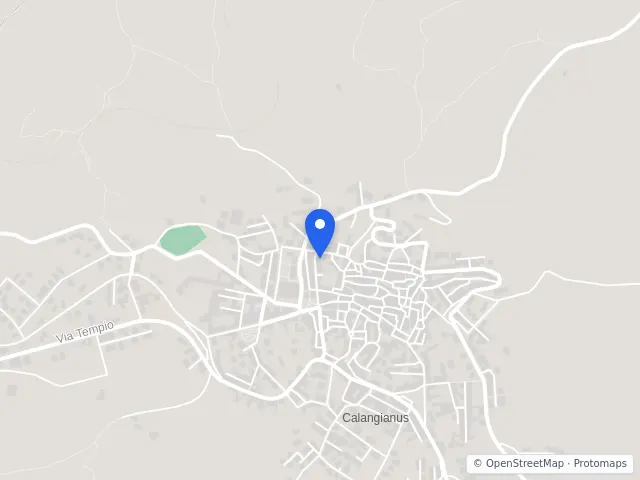 Mappa di Calangianus, Sassari