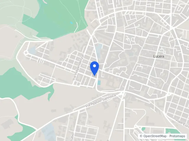 Mappa di Lucera, Foggia