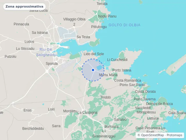 Mappa di Olbia, Sassari